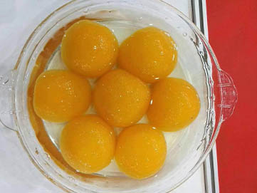 黄桃罐头生产工艺流程